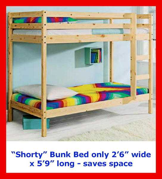 PIne Bunk Bed BRAND NEW with 2 brand new mattresses, Bed Telford, Shrewsbury, Shropshire