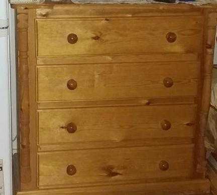 Pine chest of drawers for sale