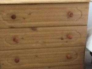 PINE CHEST OF DRAWERS height 82 width 86 depth 450cm