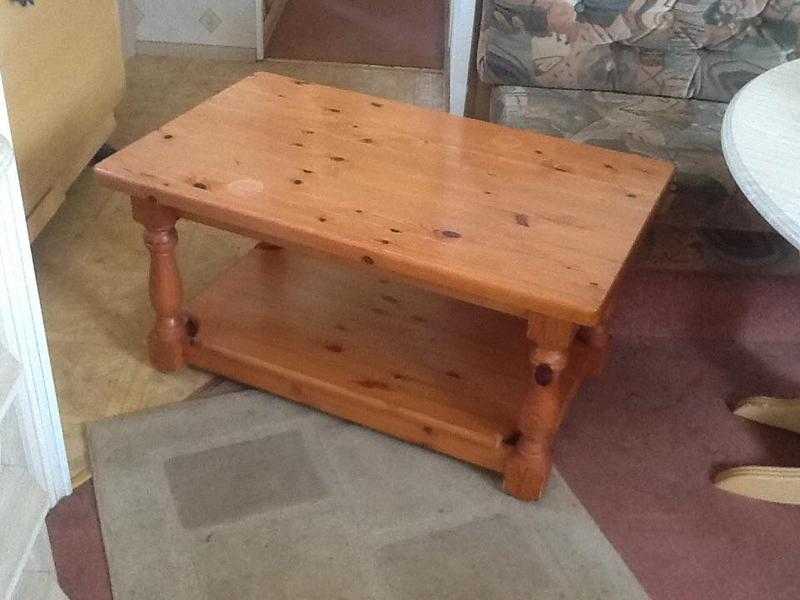 Pine coffee table