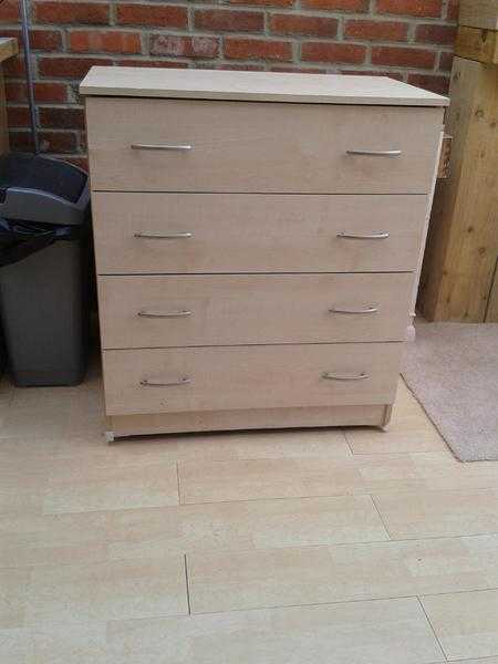 Pine Colour Chest of Drawers - DELIVERY AVAILABLE