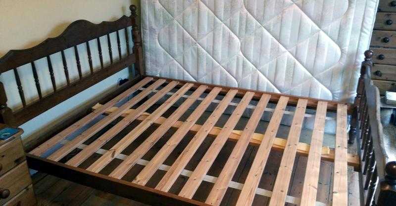 Pine Double Bed Frame