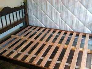 Pine double bed mattress