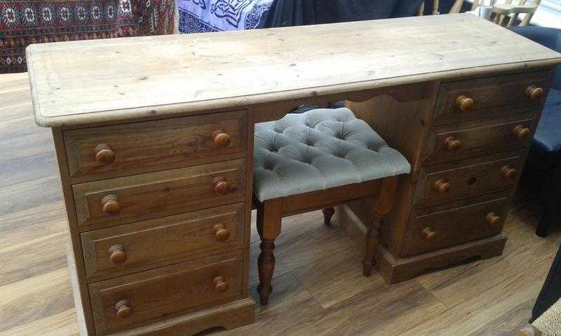 Pine Dressing Table with Drawers