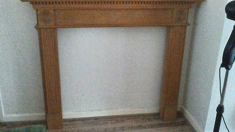 Pine fire surround