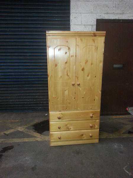 pine hand made wardrobe