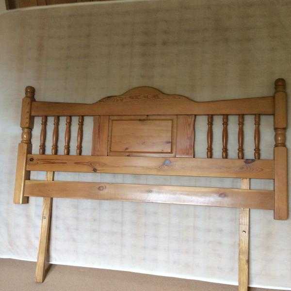 Pine headboard