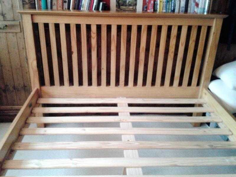 Pine kingsize bed frame