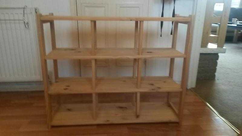 Pine shelving