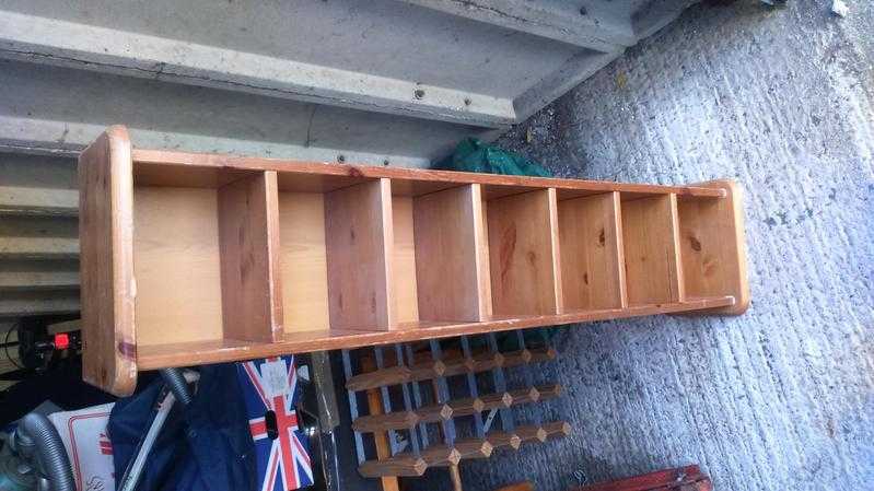 pine shelving unit