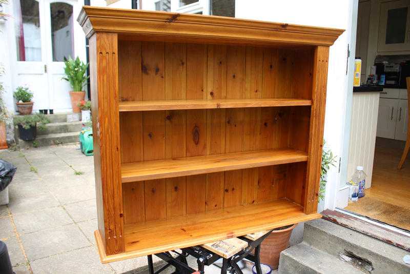 Pine shelving unit