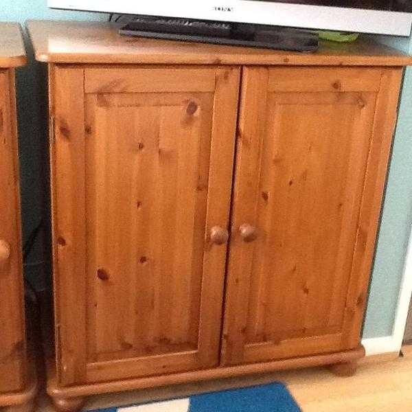 Pine units and large pine mirror  for sale