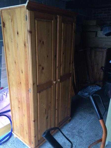 Pine wardrobe