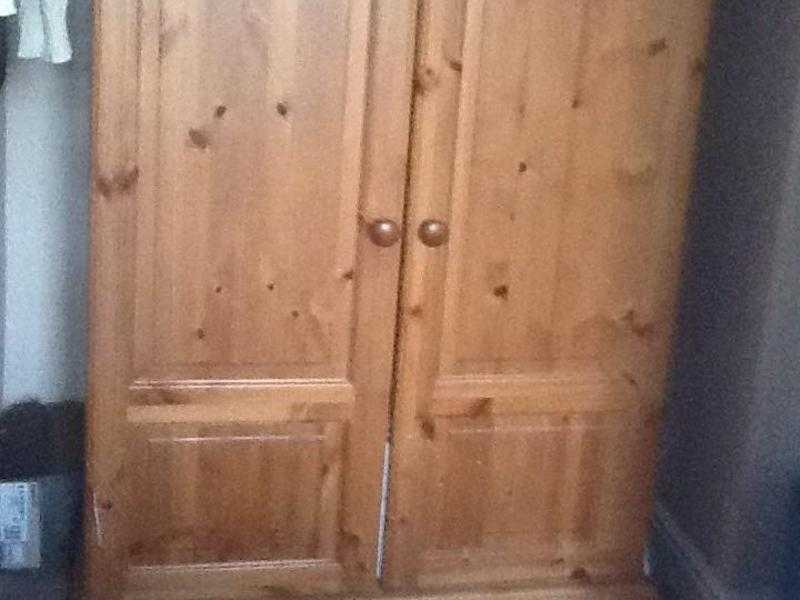 Pine wardrobe