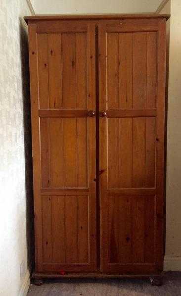 Pine wardrobe