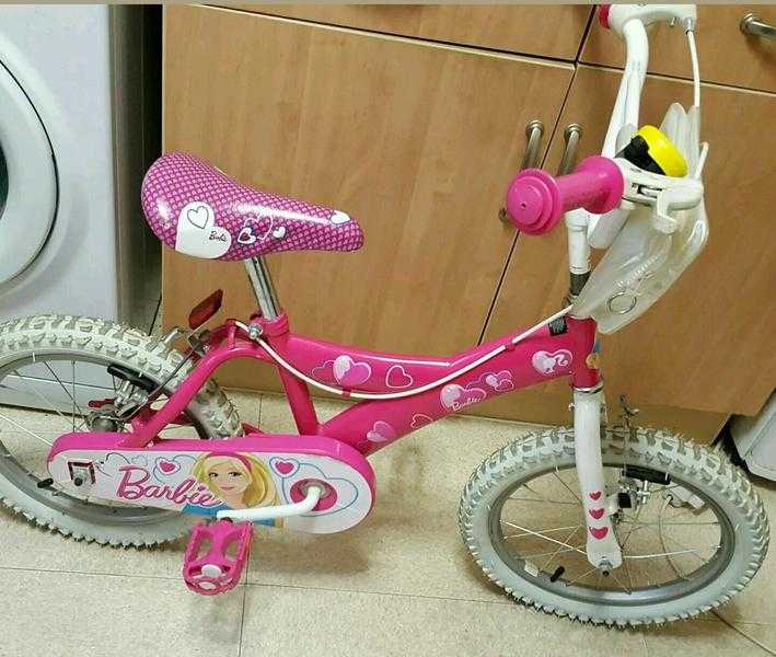 Pink barbie bike