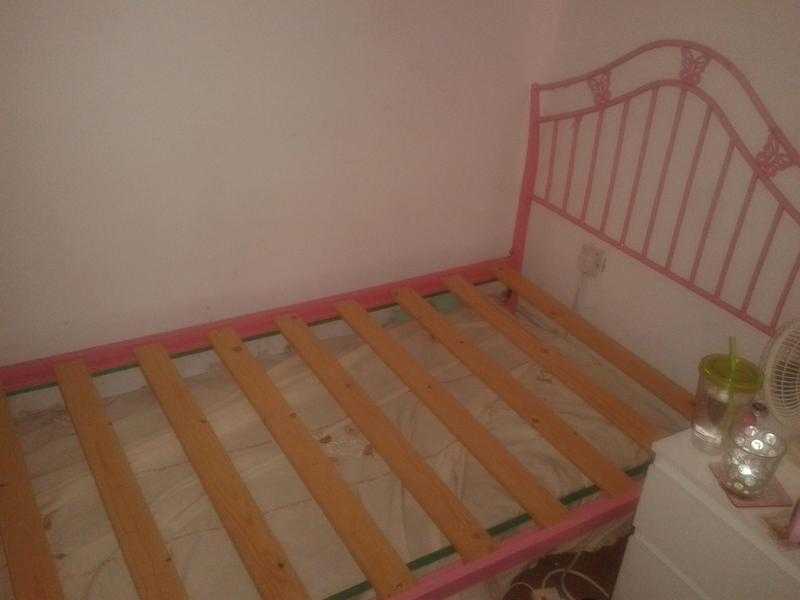 Pink bed frame