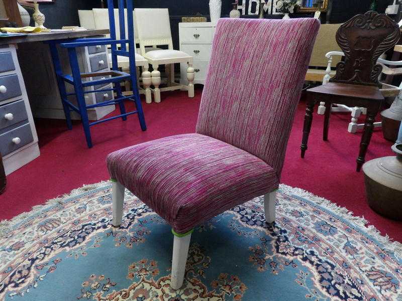 Pink bedroom chair - Upholstered by our team