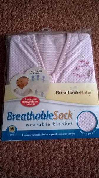 pink breathable sack wearable blanket 1 tog 6-12 months (new0