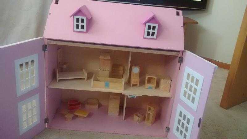 Pink dolls house