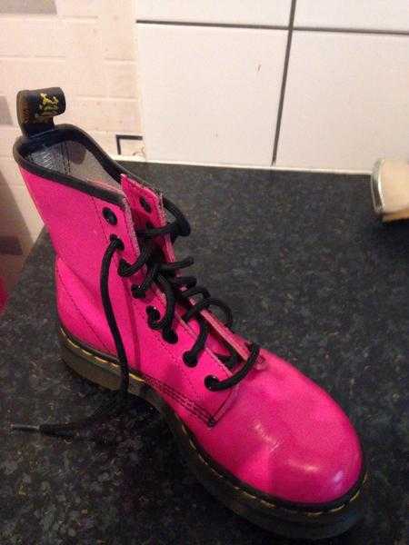 Pink dr martens