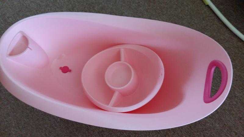 Pink Mothercare baby bath