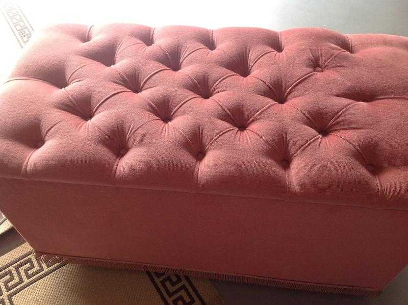 Pink Ottoman