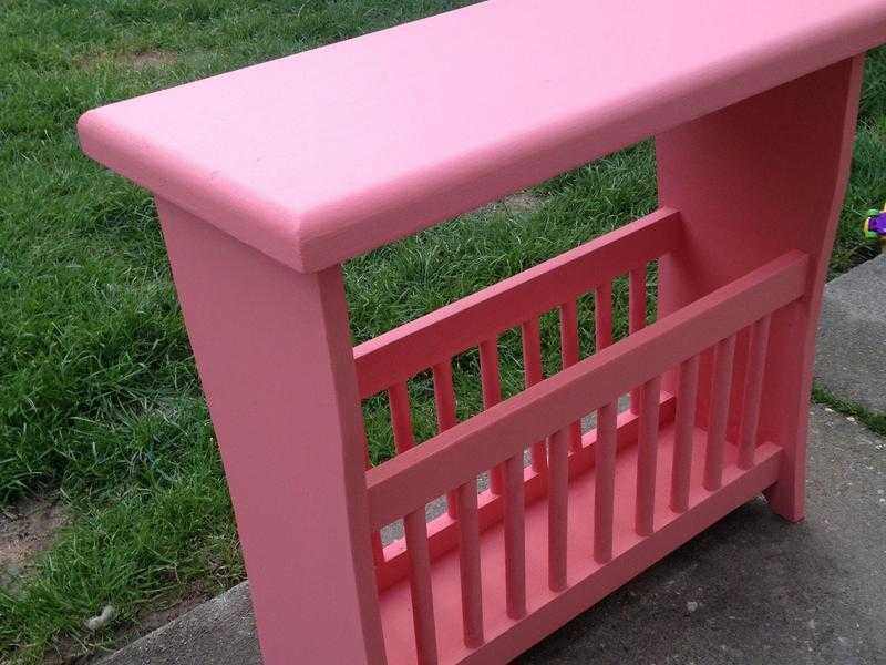 Pink pine coffee table