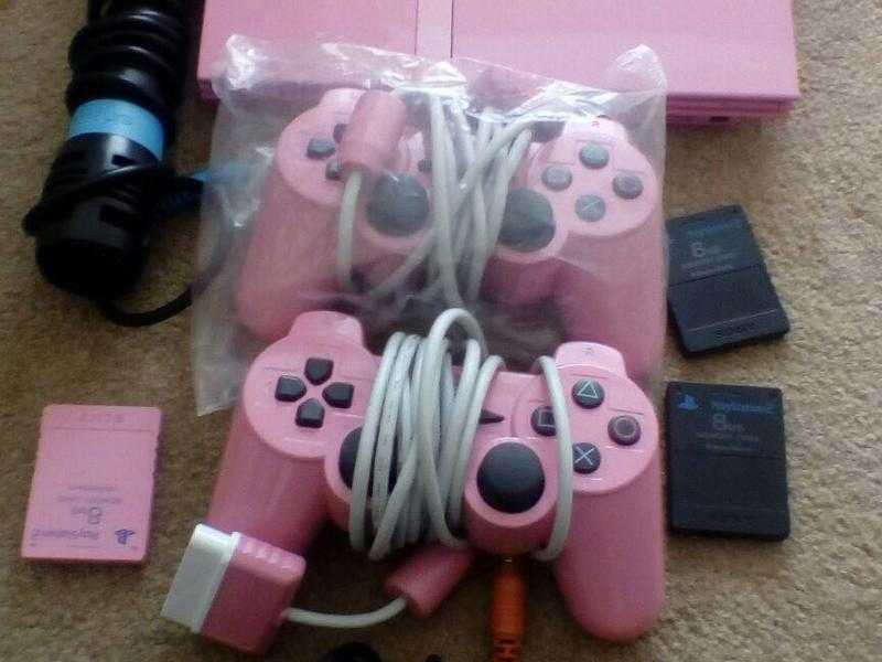 Pink PlayStation 2