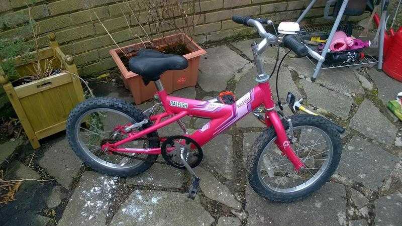 Pink Raleigh Bike