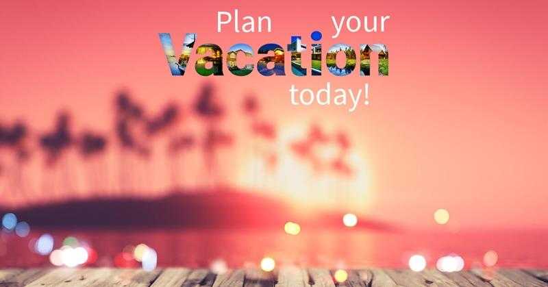 Plan your vacation today Take advantage of official holidays.