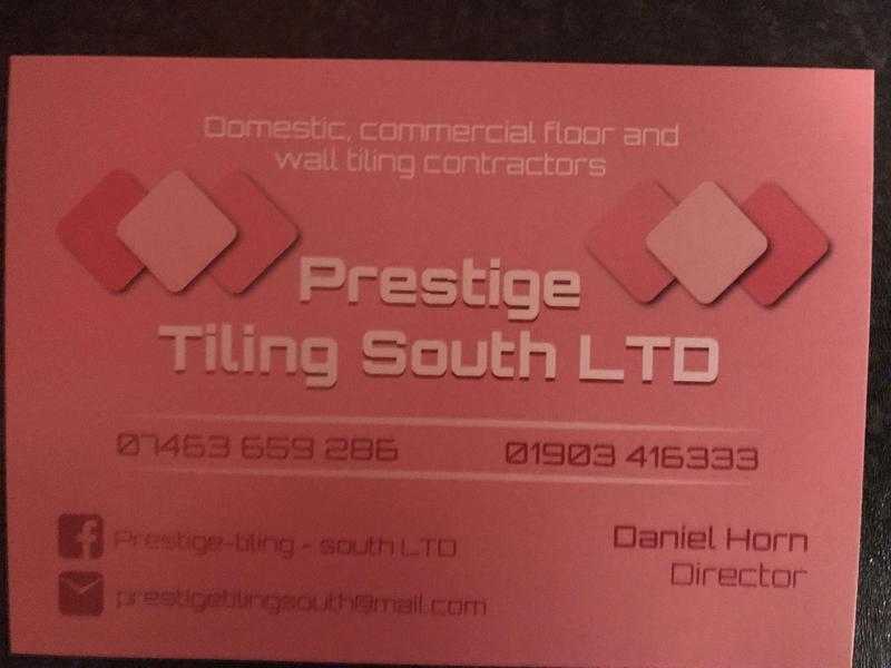 Plastering and tiling