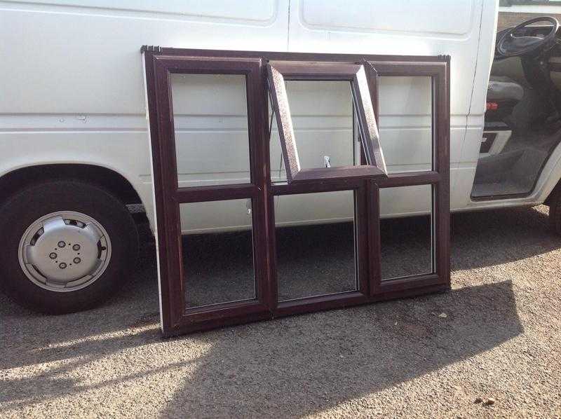 Plastic window frame