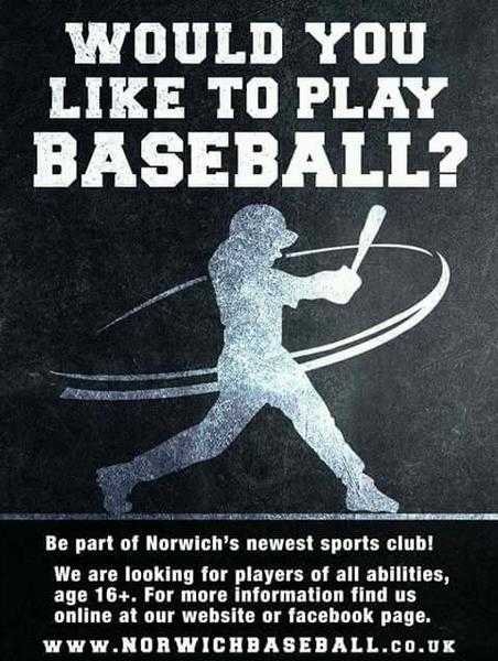 Play Baseball - Norwich UK