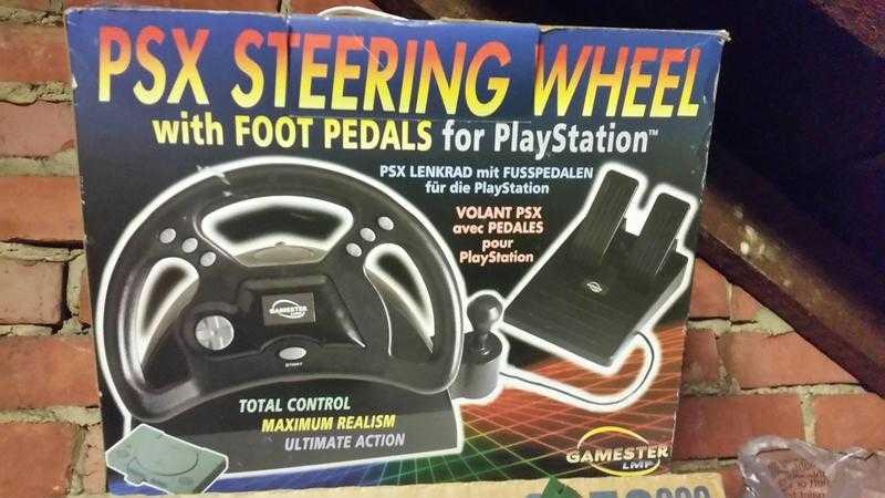 Playstation 1 steering wheel