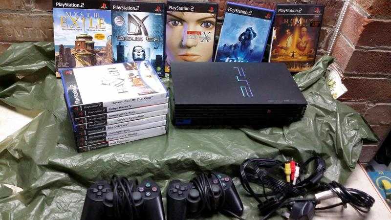 Playstation 2 and games bundle