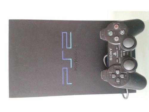 Playstation 2 (PS2) console and 1 controller