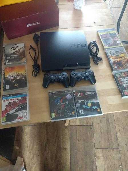 Playstation 3  8 games in excellent condition with 2 controllers