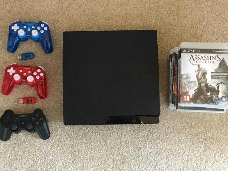 Playstation 3 Slim 150GB and 13 Games