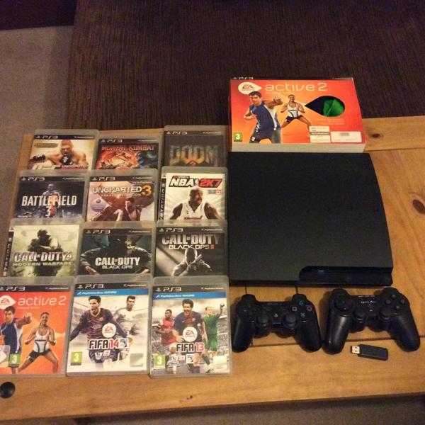 PlayStation 3 with 12 games