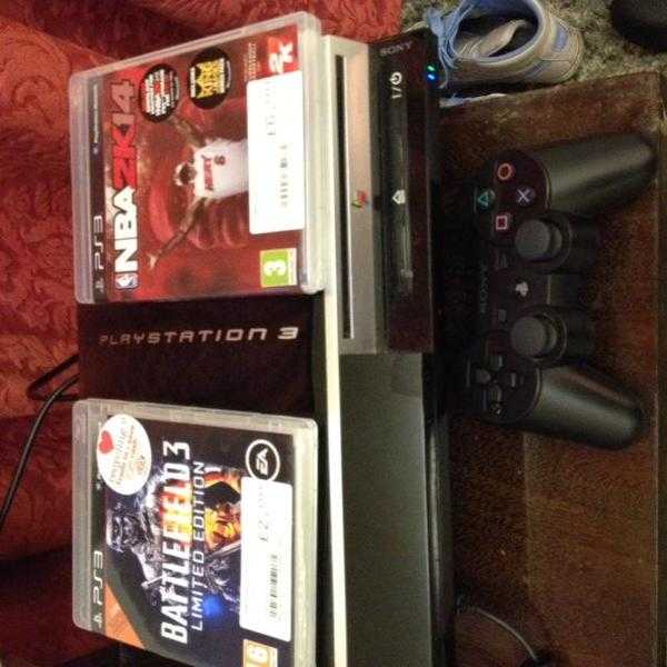 PlayStation 3 with controller