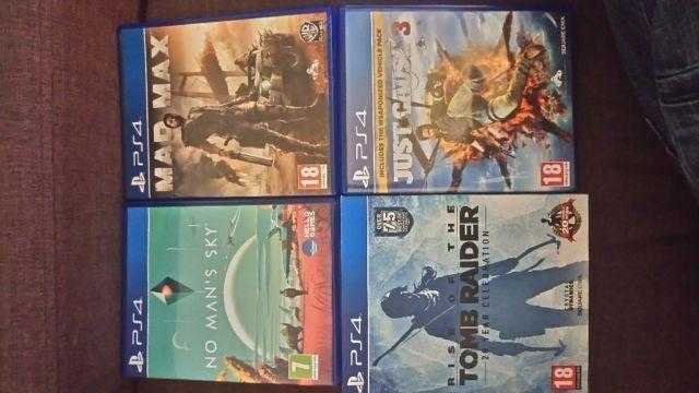 PlayStation 4 games x4 Ps4 games x4