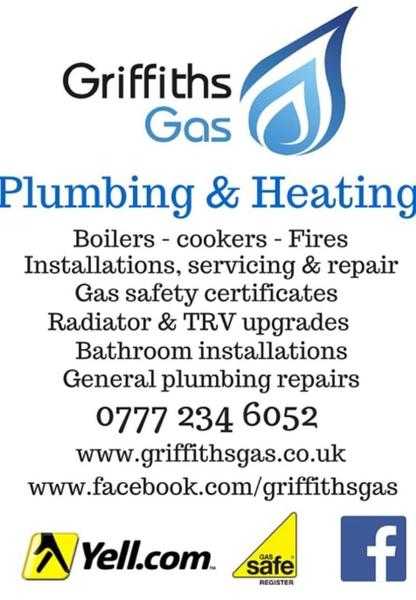 Plumbing installations and repair. Gas boiler, cooker and fire servicing, installation and repair