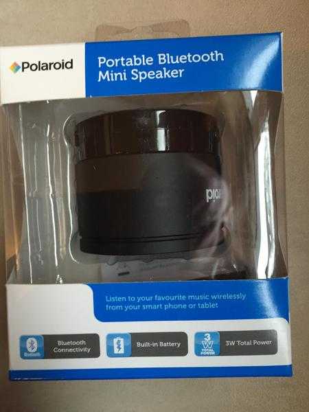 Polaroid Portable Bluetooth Mini Speaker