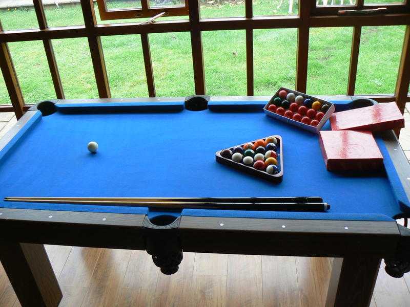 Pool and Snooker table