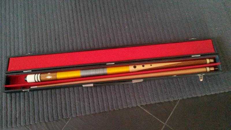 pool cue with case