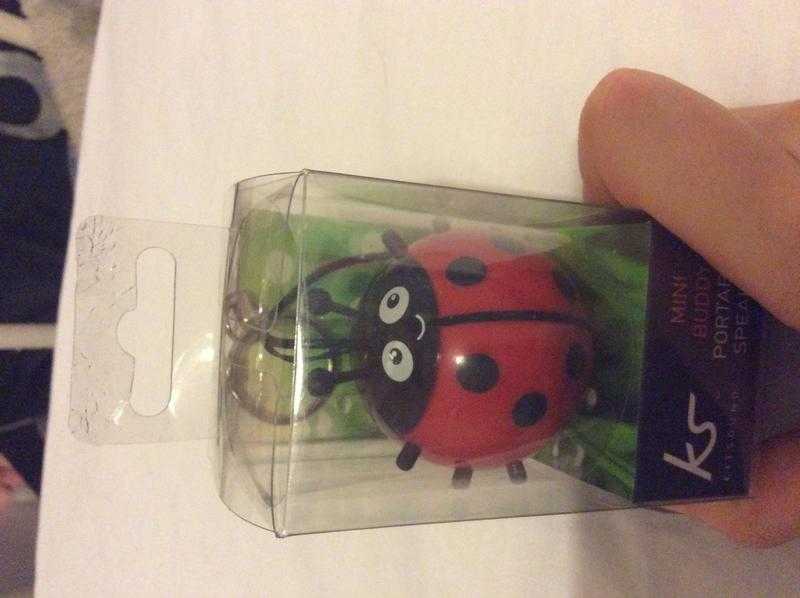 Portable speaker, ladybird