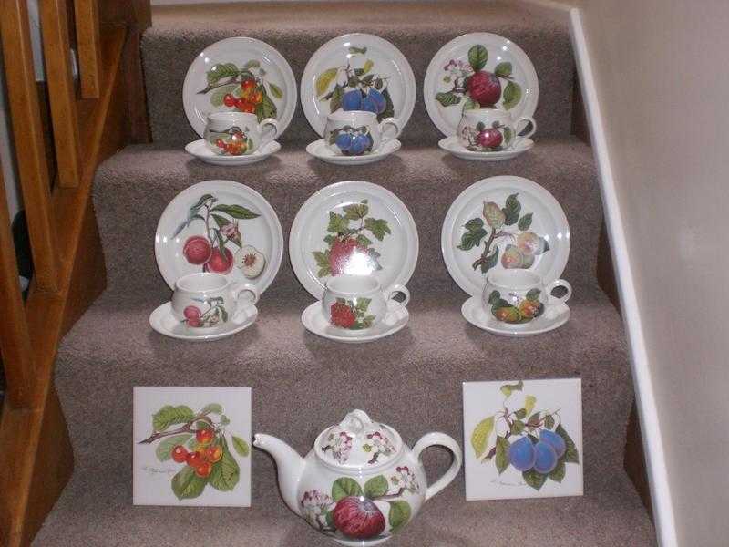 Portmeirion Eden Fruits 6 piece Tea Set