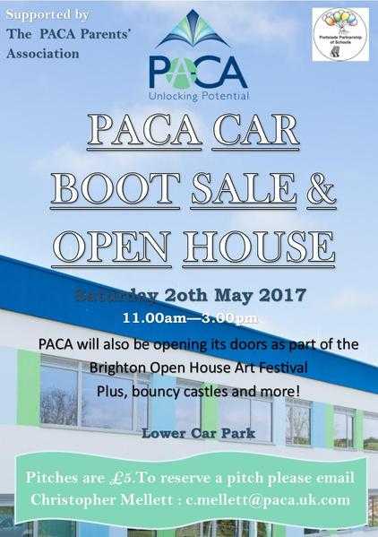 Portslade Aldridge Community Academy Car boot and open house