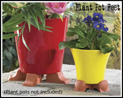 POT PLANT FEET - (2 sets of 4)